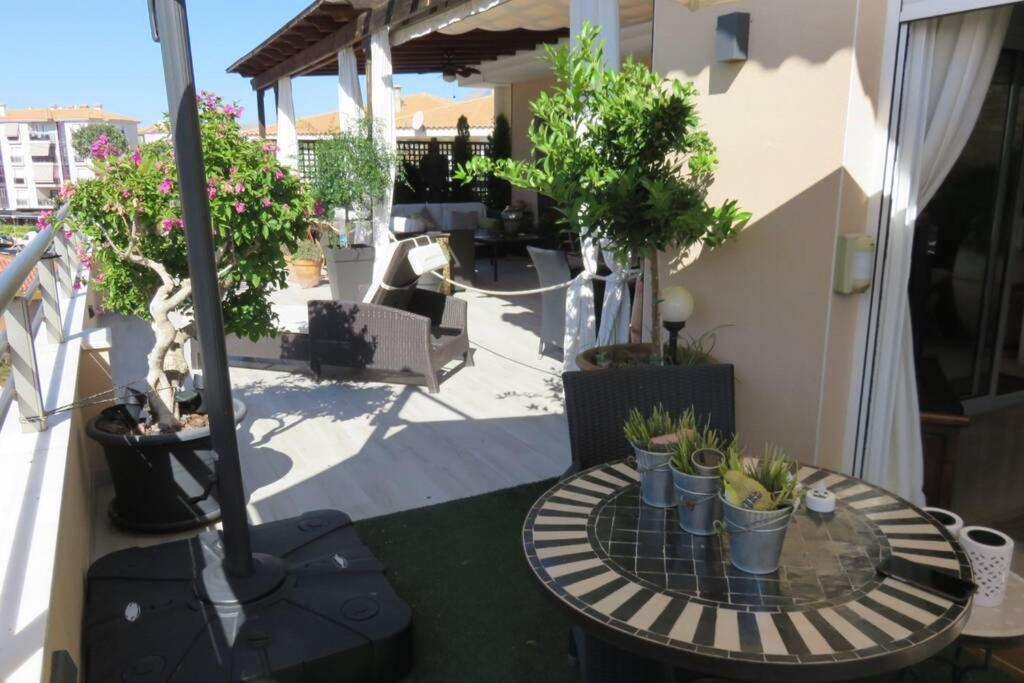 Penthouse - Residence La Mina - Albir Avec Wifi Gratuit El Albir Ngoại thất bức ảnh