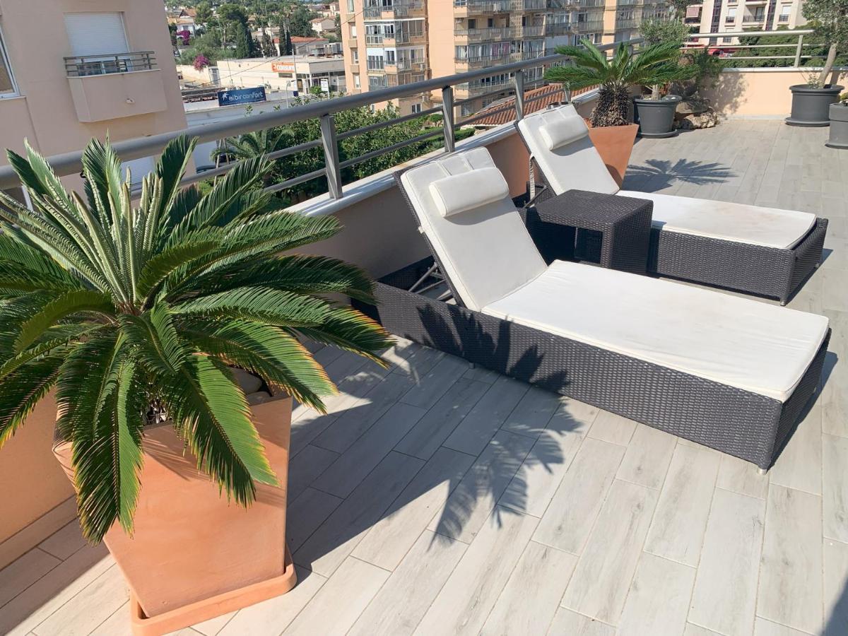 Penthouse - Residence La Mina - Albir Avec Wifi Gratuit El Albir Ngoại thất bức ảnh