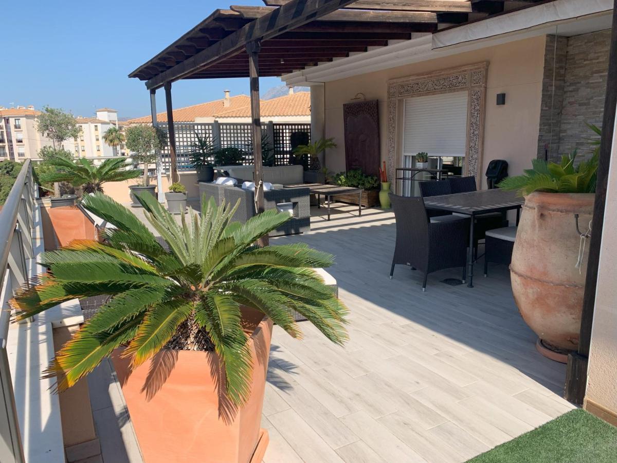 Penthouse - Residence La Mina - Albir Avec Wifi Gratuit El Albir Ngoại thất bức ảnh