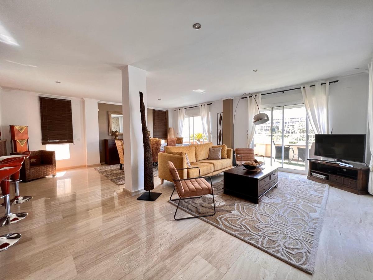 Penthouse - Residence La Mina - Albir Avec Wifi Gratuit El Albir Ngoại thất bức ảnh